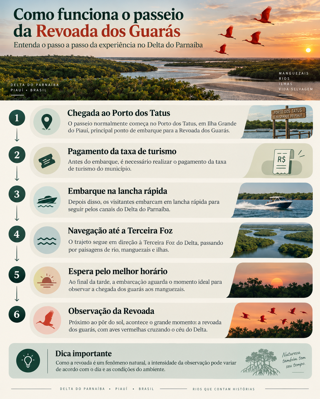 Como funciona a revoada dos guaras? Como funciona a revoada dos guaras?